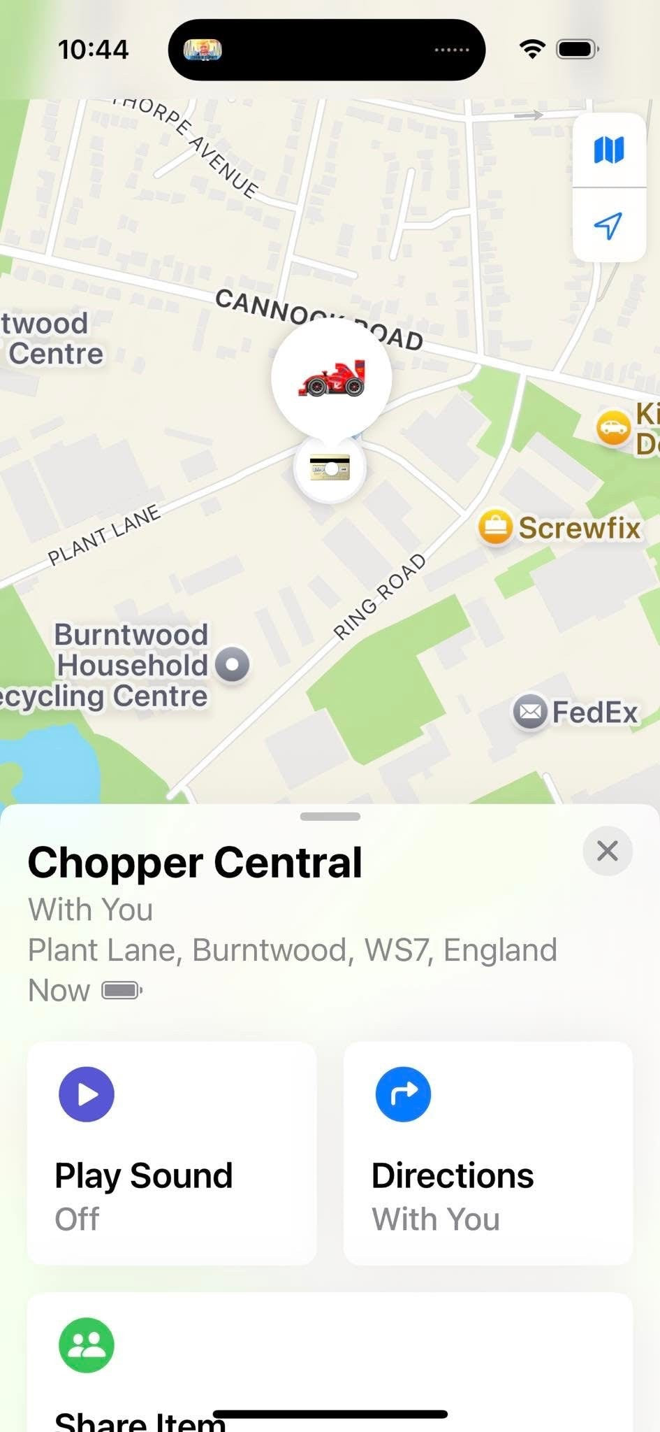 Chopper Tracking Device for Android and Apple