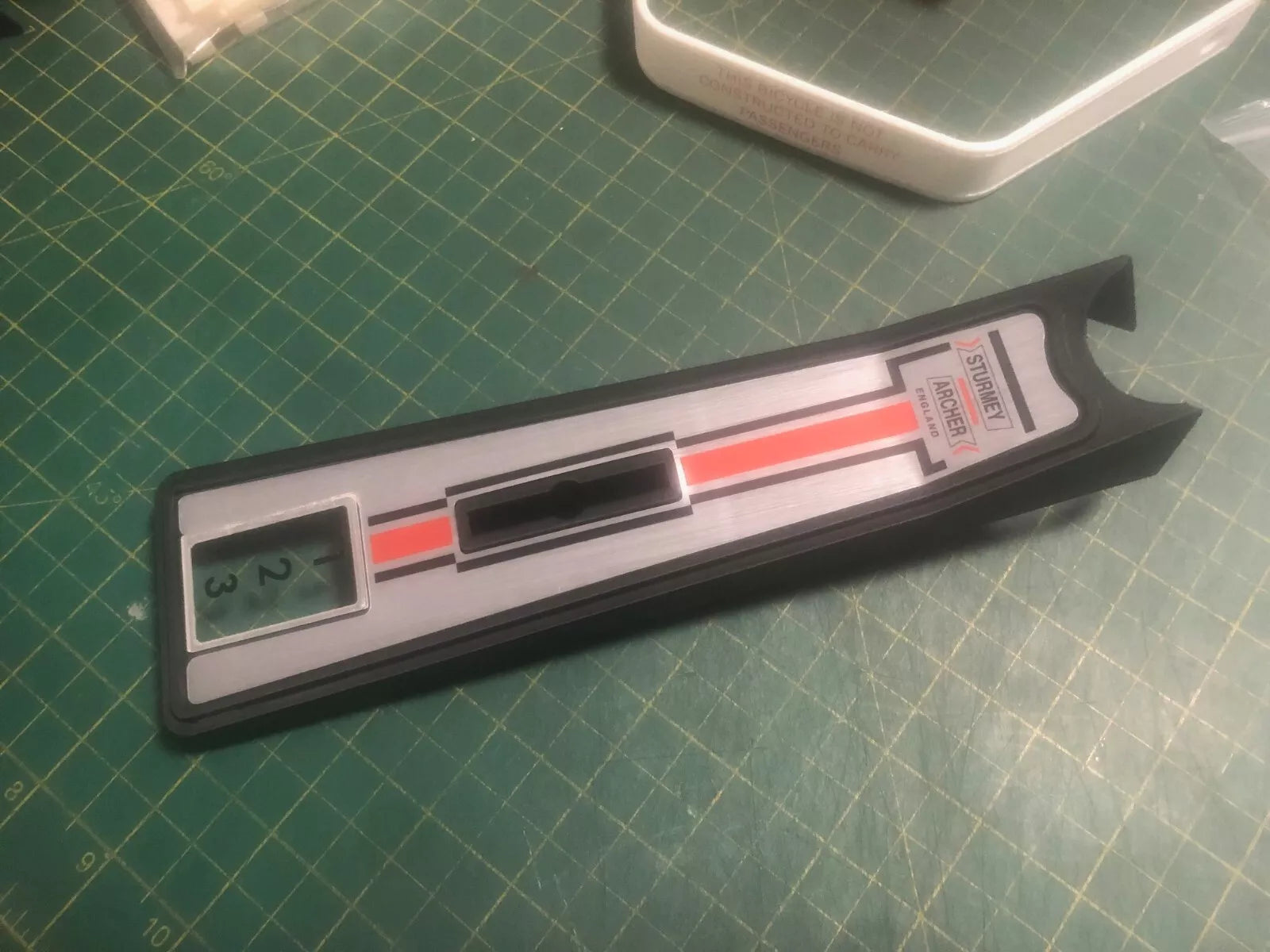 Raleigh Chopper MK2 3-Speed Gear Console Cover - Excellent New Reproduction