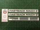 Eaton Glider (Raleigh Chopper) Fastback Mach 2 Decal Set - Superb Quality