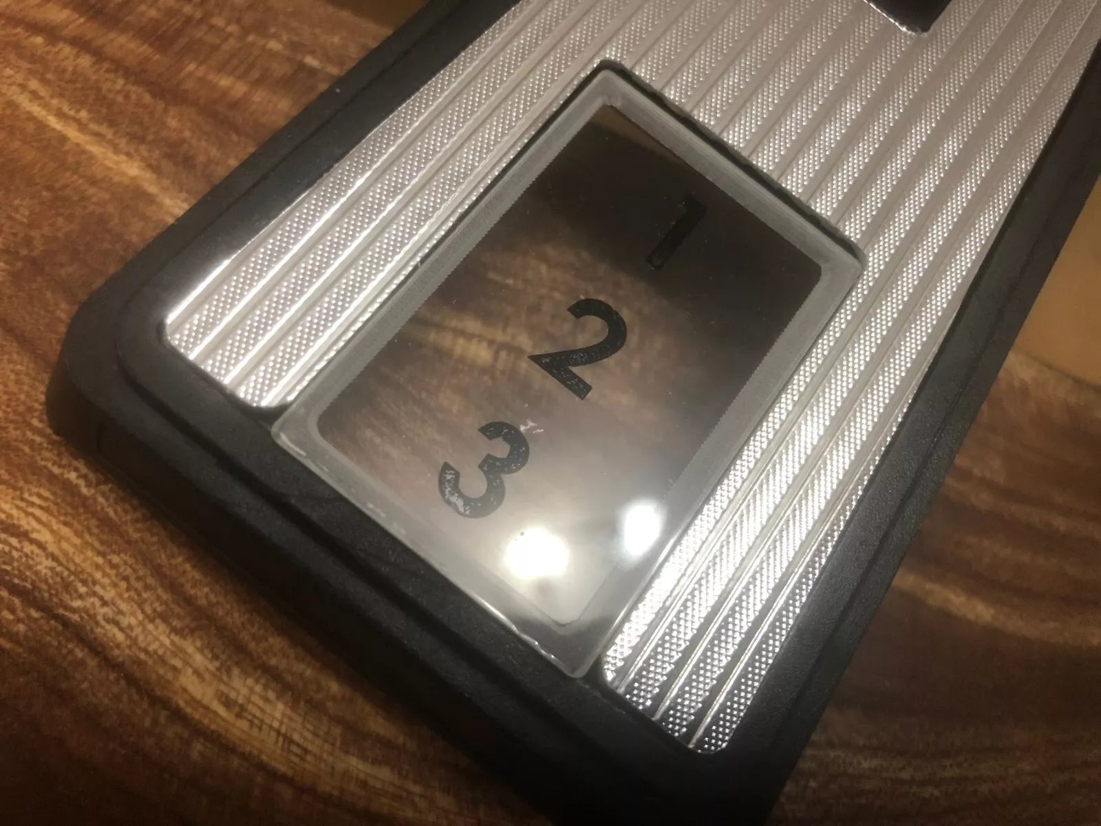 Raleigh Chopper MK1 3-Speed Gear Console Cover - New Repro - Herringbone Foil