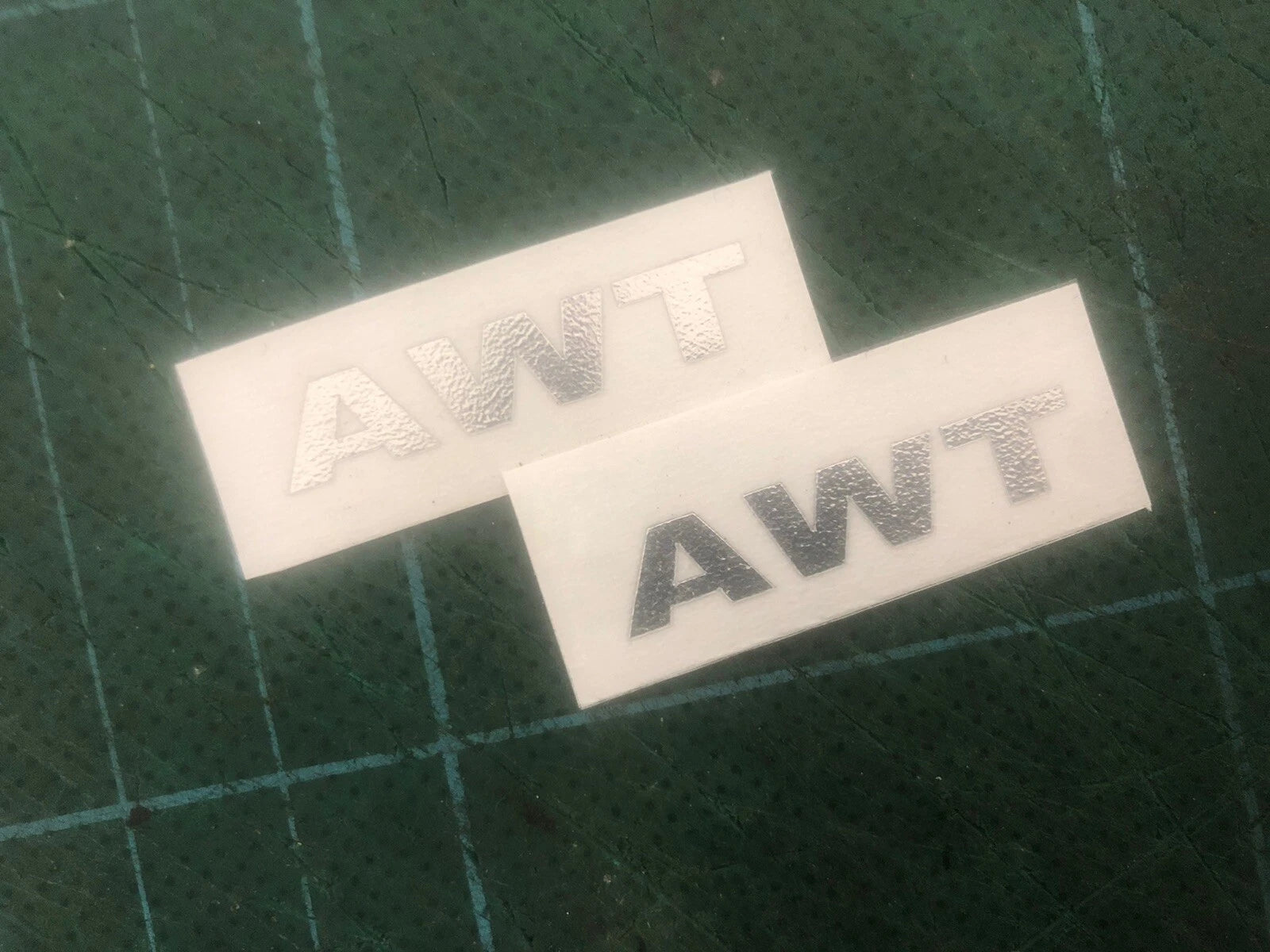 Raleigh Chopper MK1 AWT Console Decal Kit - Vinyl Chrome Decals - Set of 2