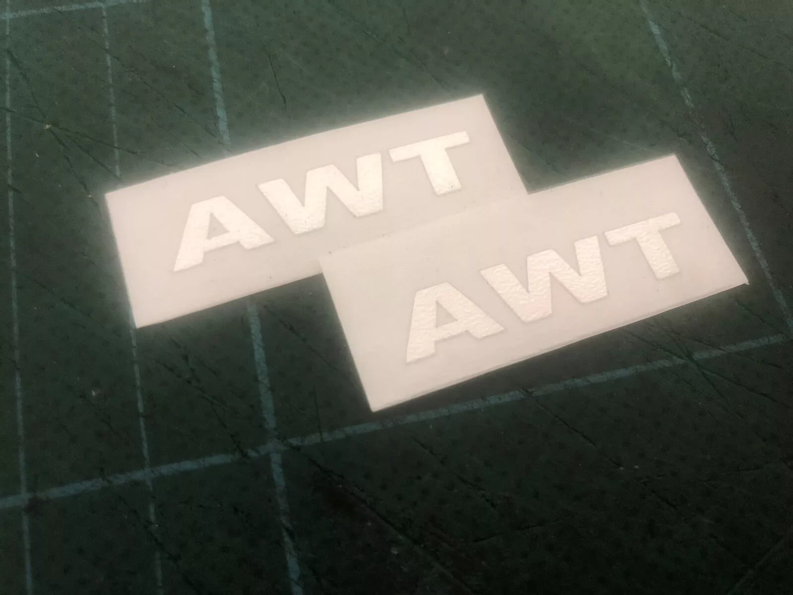 Raleigh Chopper MK1 AWT Console Decal Kit - Vinyl Chrome Decals - Set of 2