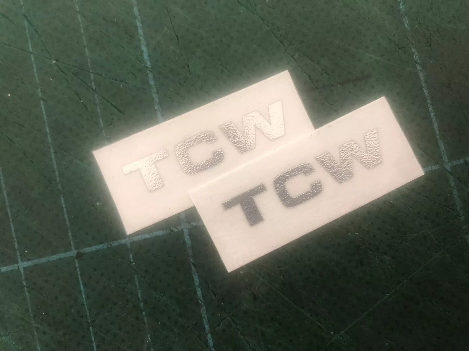 Raleigh Chopper MK1 TCW Console Decal Kit - Vinyl Chrome Decals - Set of 2