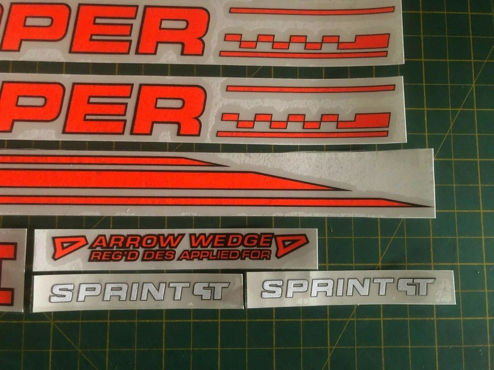 Raleigh Chopper MK2 Sprint GT Decal Set - Superb Quality and Accuracy