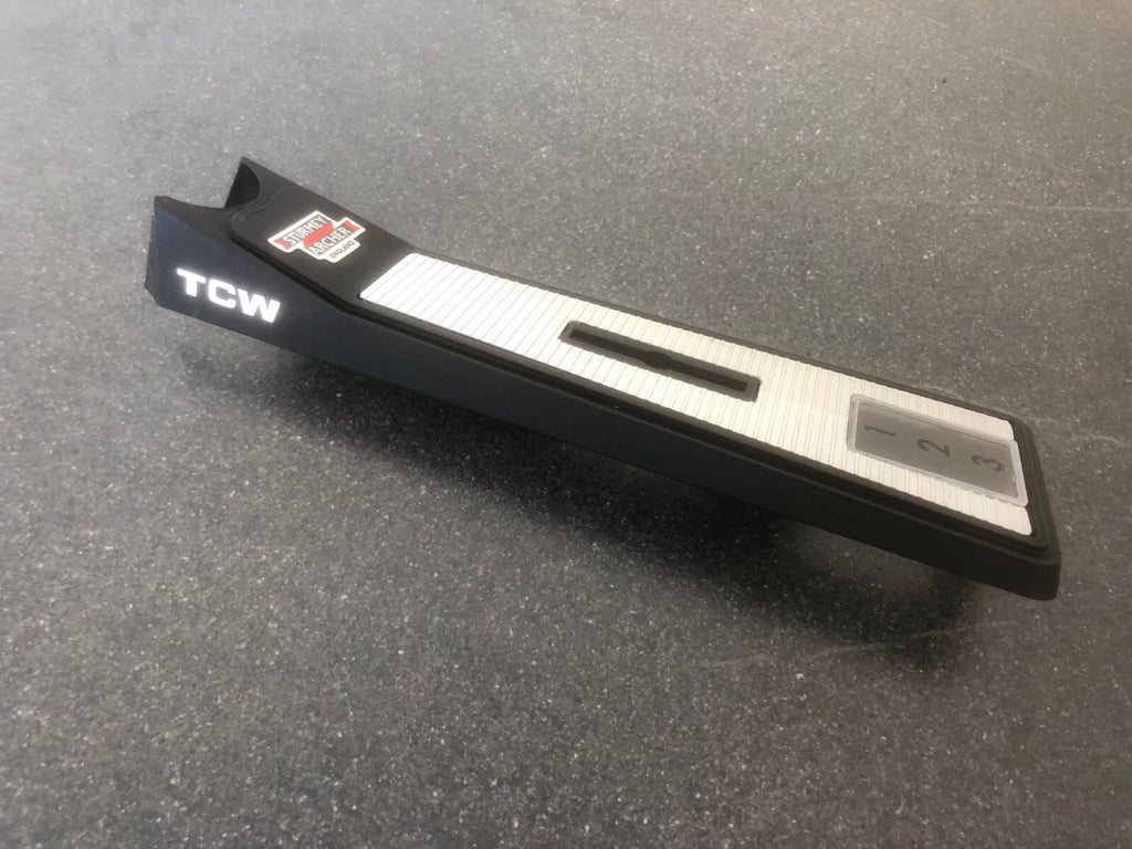 Raleigh Chopper MK1 3-Speed TCW Gear Console Cover -New - Horizontal Foil