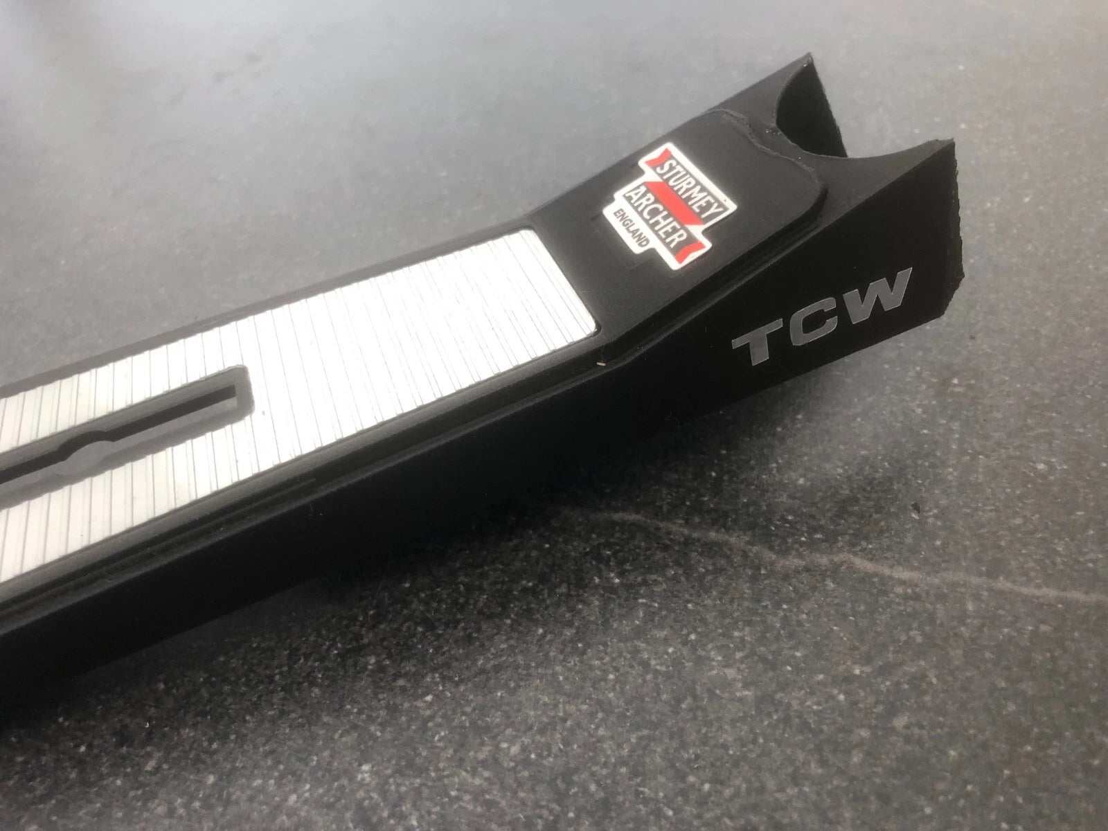 Raleigh Chopper MK1 3-Speed TCW Gear Console Cover -New - Horizontal Foil