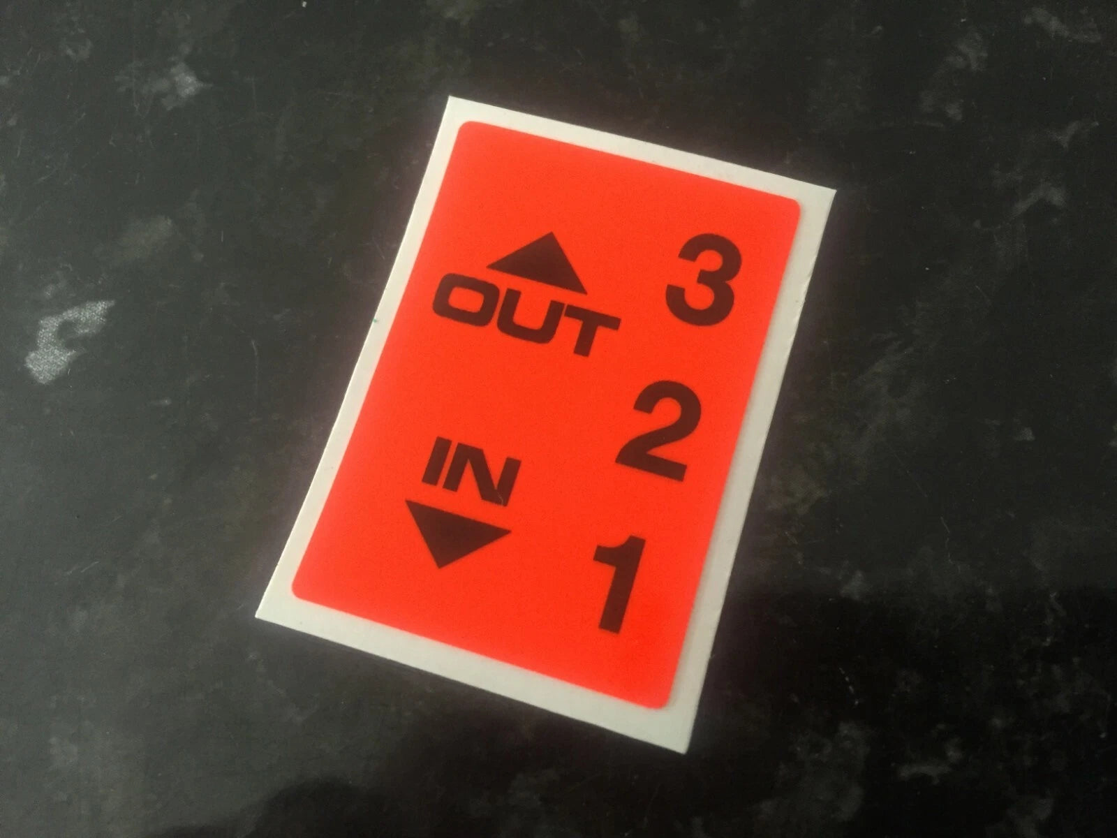 Raleigh Chopper MK1 & MK2 3+2 Speed Gear Console Window Decal - New Replacement