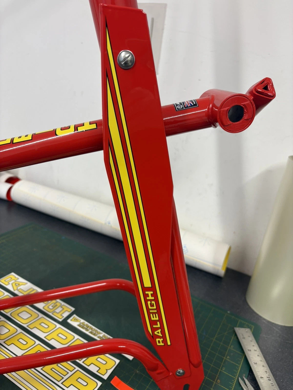 Raleigh Chopper MK2 Decal Set - High Quality - Drawn for the Original Artwork