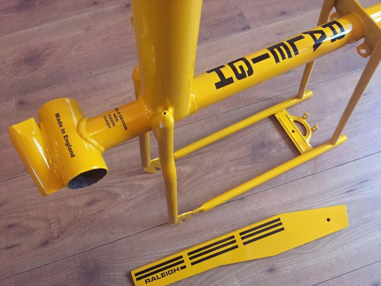 Raleigh Chopper MK1 or MK2 Frame Set Restoration with Decals And Paint Transfers