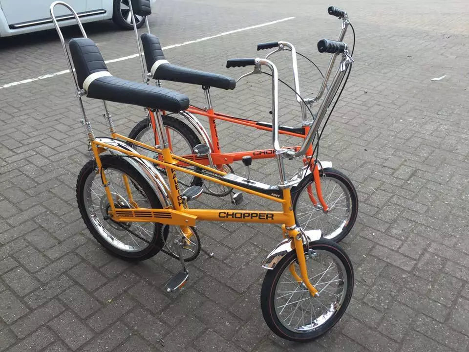 Raleigh Chopper MK1 or MK2 Frame Set Restoration with Decals And Paint Transfers