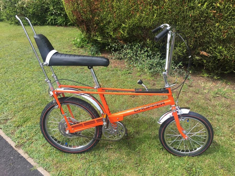 Raleigh Chopper MK1 or MK2 Frame Set Restoration with Decals And Paint Transfers