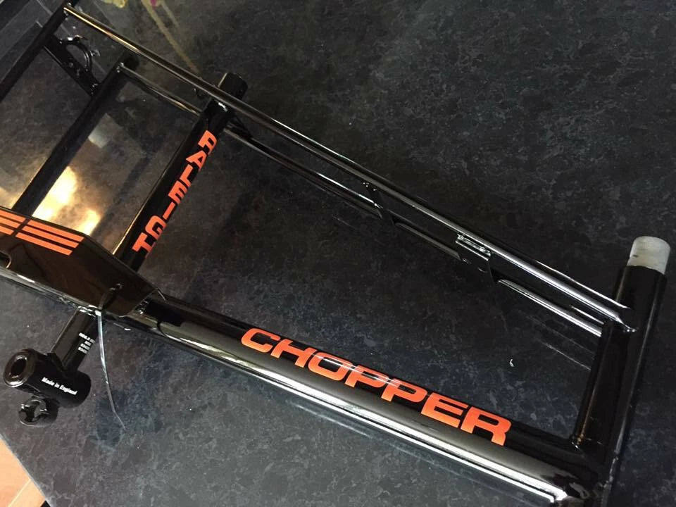 Raleigh Chopper MK1 or MK2 Frame Set Restoration with Decals And Paint Transfers