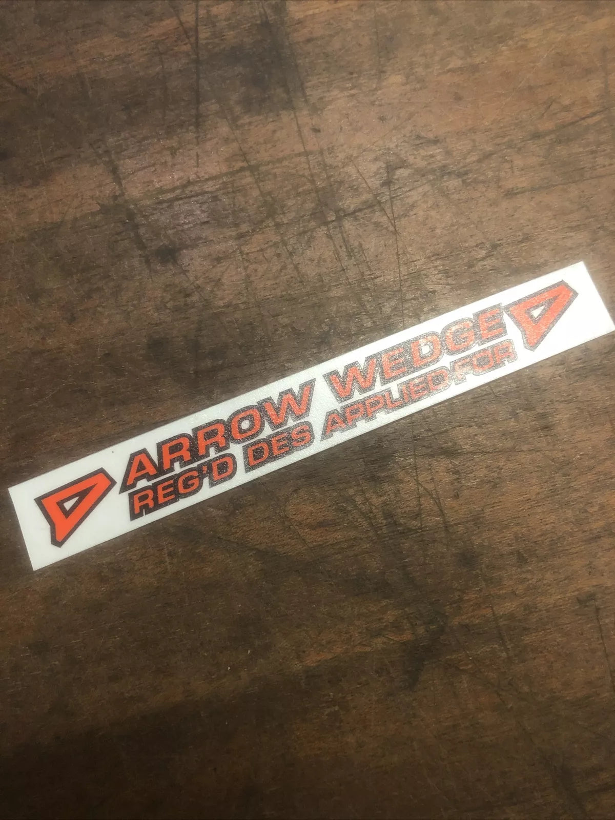Raleigh Chopper MK2 Arrow Wedge Frame Decal - Early version