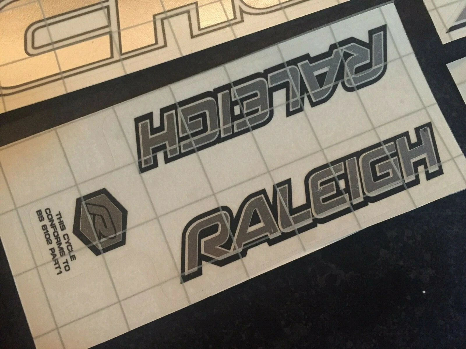 Raleigh Chopper MK3 Decal Set - Accurate & High Quality - Chrome Edition