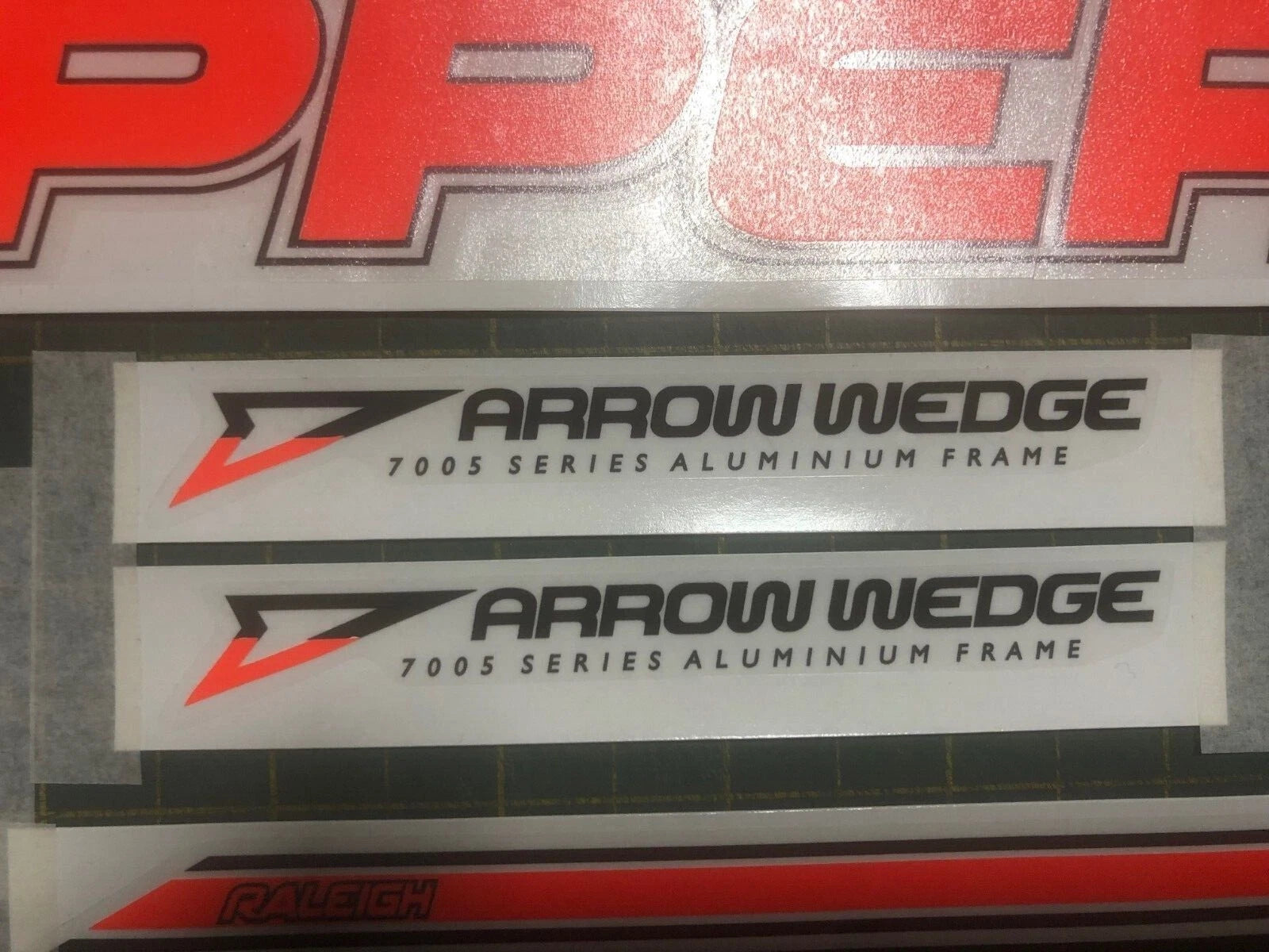 Raleigh Chopper MK3 Decal Set - Accurate & High Quality - Fluorescent Orange