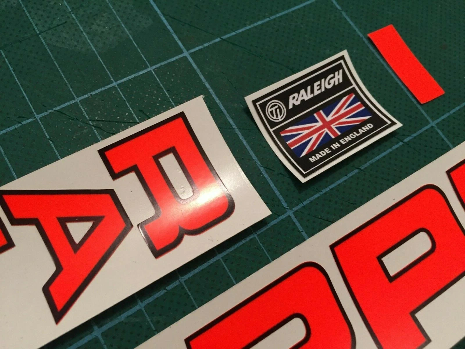 Raleigh Chopper MK2 Decal Set - High Quality - Drawn for the Original Artwork