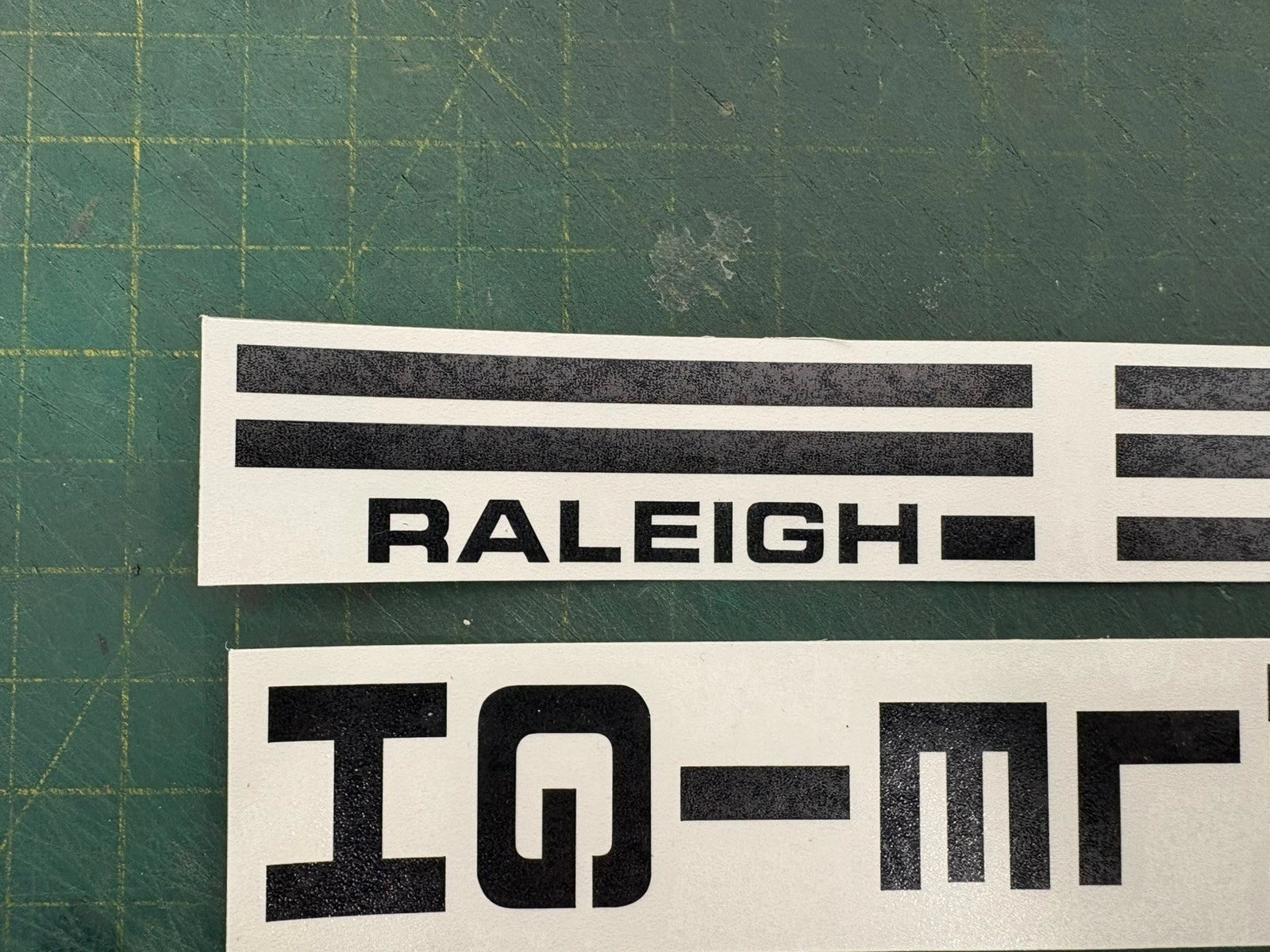 Raleigh Chopper MK1 Decal Set - Accurate & High Quality - Gloss Black