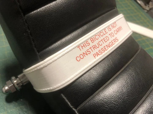 Raleigh Chopper MK2 Seat Warning Strap